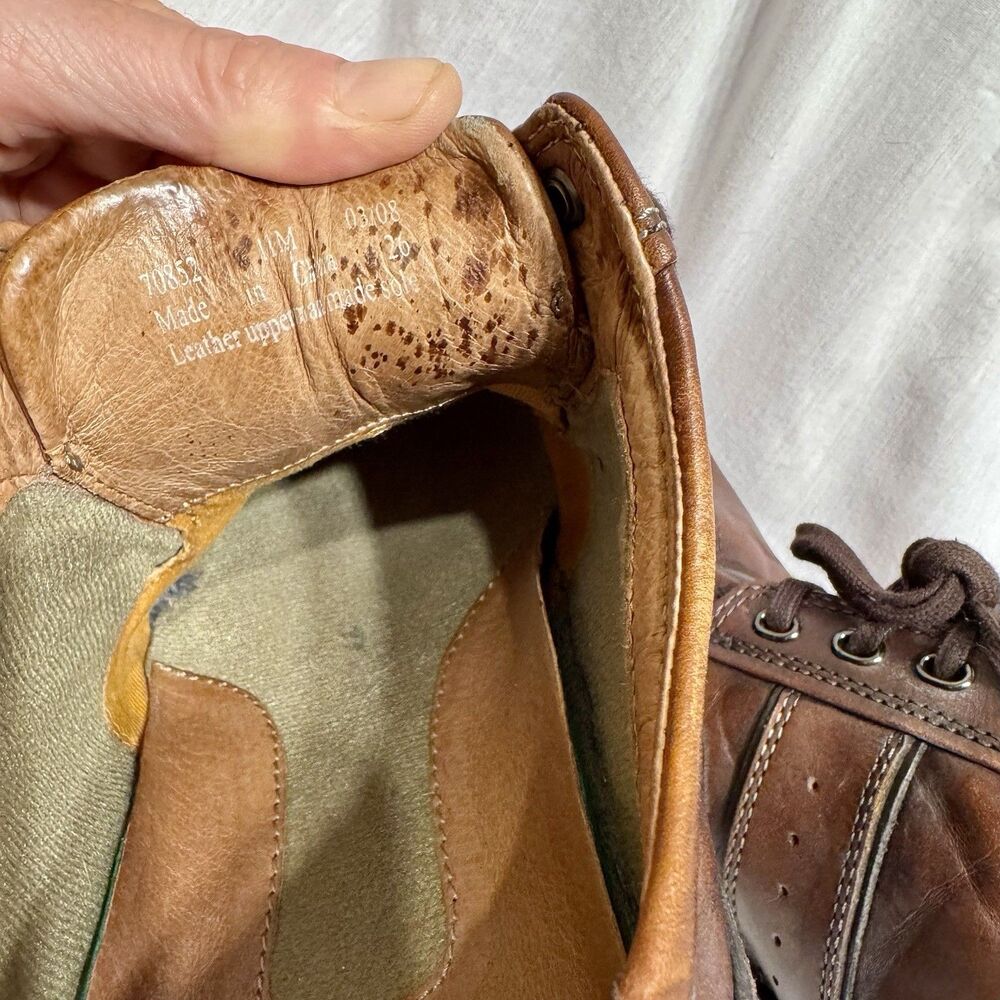 EUC Clarks Brown Touareg Bicycle Toe Lace Up SN 70892 Shoe Men's Size US 11M - Picture 11 of 13